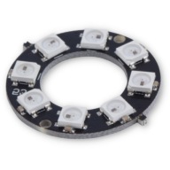 LED krúžok 8 WS2812 RING diódový osvetľovací modul
