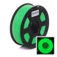 PLA GLOW vložka 5m SUNLU PLA 1,75mm Glow In the Dark Zelená zelená svietiv.