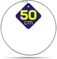 Kovový prsteň ČIERNA na lapače snov, 50 cm