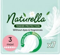 Jemné hygienické vložky Naturella ultra maxi s krídelkami, 7 kusov