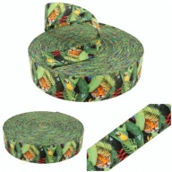 Prepravná páska so sublimačnou potlačou TROPICAL 30 mm popruh na obojok