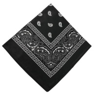 BANDAMSCARF, BANDANASCARF, BLACK