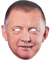 Marek Banaś Banaś Politika Fotorealistická papierová maska ​​na gume
