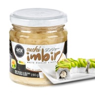 Marinovaný biely zázvor na sushi 190g Asia Kitchen