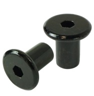 Matica Ericson M8 x 16 mm čierna, na spojenie nábytku, plochá s imbusovým kľúčom
