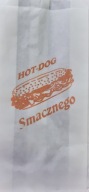 Papierový sáčok HOT-DOG roll-dog biela potlač 200 ks