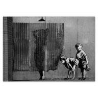 A5 LEVEL Banksy Stickers Shower Chick