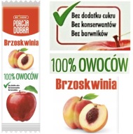 DOBRÁ PORCIA ovocný list prúžok broskyňa pena jablko broskyňa 16g