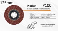 Lamelový kotúčový brúsny kotúč 125mm P100