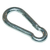 Obyčajná karabina, pozinkovaná, 4 mm