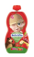 BoboVita Mousse z jahôd, čerešní a banánov 100 g
