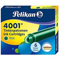Atramentové kazety Pelikan 4001, tmavo zelené, krátke