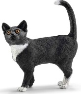 SCHLEICH STOJAJÚCE MAČIATKO ČIERNO-BIELY ZBERATEĽSKÉ ZVIERATKÁ