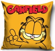 GARFIELD CAT obliečka na vankúš jasiek 40x40 zamat VELVET