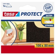 tesa samolepiace plstené podložky 100x80mm hnedé