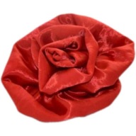 RUŽOVÁ červená HAIR CAP kvetinová sponka do vlasov