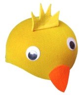 FILTOVÝ KLOBÚK KURAČA VTÁČIK KARNEVAL