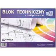 TECHNICKÝ BLOK BIELY A3 Vector 160 g 10 listov