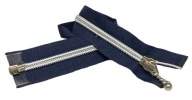 Zips, ozdobná špirála, námornícka modrá, 40 cm