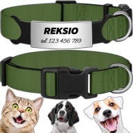 SILNÝ NASTAVITEĽNÝ OBLIEK PRE PSA INDEX MAČKA DOG + GRAVÍR 35-55cm L