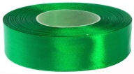 Saténová stuha 25 mm 32 m - zelená