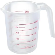 KUCHYŇSKÁ ODMERKA S ODMERNÝM džbánom ODMERKA NA MÚKU 500ml