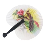 JAPONSKÝ DEKORATÍVNY SKLÁDANÝ PAPIEROVÝ VENTILÁTOR