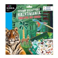 Kreatívna sada - nálepka Animals Kidea