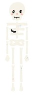 Dekorácia HALLOWEEN SKELETON, 110 cm