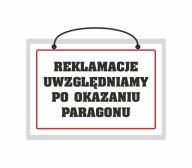 Laminátová doska PRIJÍMAME REKLAMÁCIE - A5