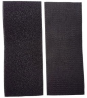 VELCRO čierna Páska na suchý zips 20x10cm