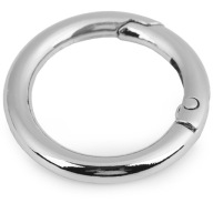 Kruhová karabínka na kľúče Ø25 mm SILVER