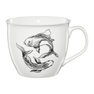 67286 ZODIAC PISCES AMBITION PORCELÁNOVÝ HRNEK