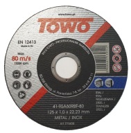 TOWO Kotúč rezný METAL/INOX 41 - 125x1x22,23