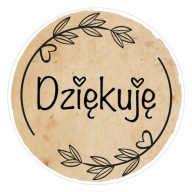 ĎAKUJEM nálepky ručná práca dovolenka balíky poštovné ďakujem 48 kusov