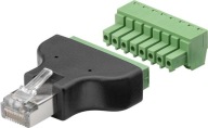 Zástrčka RJ45 UTP, montáž skrutkou GOOBAY