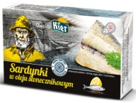 Španielske sardinky v slnečnicovom oleji 120g
