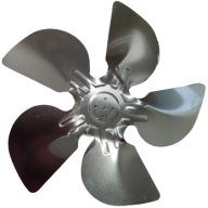 Lopatka ventilátora, kov 200mm 34°, 10W motor