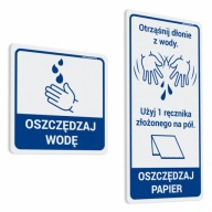 Save Water, Save Paper - samolepky