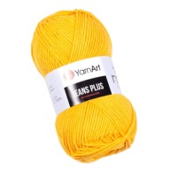YarnArt Jeans Plus 35 žltá