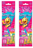 2 X 75G ZOZOLE NETWORK Dlhé gumičky s malinovou príchuťou
