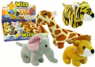 Mini Safari Animal Plyš 4 modely