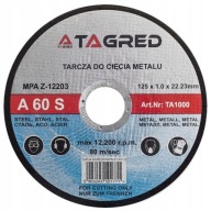Kotúč na nerez a kov TAGRED 125x1x22,2mm