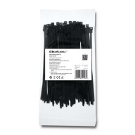 Qoltec Sťahovací pásik 3,6*150mm Nylon UV Black