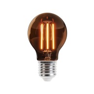 LED žiarovka zlatá E27 8W vlákno A60 2700K COG