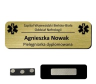 Identifikátor osobného mena - Magnetická spona - Laserové gravírovanie