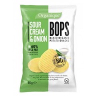 BIO bezlepková smotana a cibuľové lupienky 85g