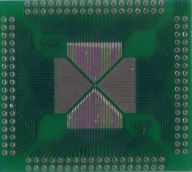 UMSMD527 Doska pre systémy TQFP44...QFP144 63x56mm