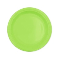 Jednorazové ZELENÉ papierové TANIERE 18 cm