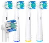 4x NÁHRADNÉ HROTY PRE ELEKTRICKÉ KEFE ORAL-B FLEXI, BIELY